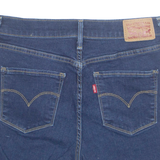 LEVI'S Cut Off Stretch Womens Denim Shorts Blue S W28