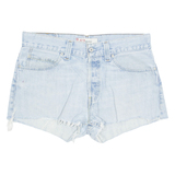 LEVI'S Cut Off 512 Womens Denim Shorts Blue M W34