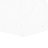 NIKE Womens Sports Shorts White L W32