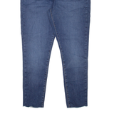 LEVI'S 720 High Rise BIG E Womens Jeans Blue Slim Skinny Denim Stone Wash W31 L25