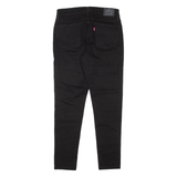 LEVI'S 710 Womens Jeans Black Slim Skinny Denim W28 L26