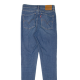 LEVI'S Mile High BIG E Womens Jeans Blue Slim Skinny Denim Stone Wash W27 L32