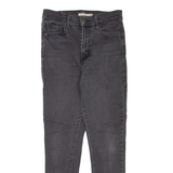 LEVI'S Mile High BIG E Womens Jeans Black Slim Skinny Denim W28 L28