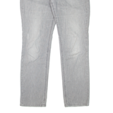 TOMMY HILFIGER Womens Jeans Grey Regular Straight Denim Stone Wash W33 L32
