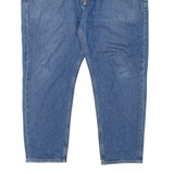 TOMMY HILFIGER Cropped Randy Mens Jeans Blue Relaxed Tapered Denim W36 L24