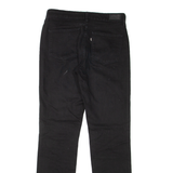 LEVI'S Classic Rise Womens Jeans Black Regular Straight Denim W29 L32