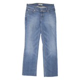 LEVI'S 570 Womens Jeans Blue Regular Straight Denim Stone Wash W29 L29