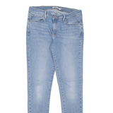 LEVI'S 710 Womens Jeans Blue Slim Skinny Denim Stone Wash W29 L30