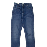 TOMMY HILFIGER Santana High Rise Womens Jeans Blue Slim Skinny Denim Stone Wash W23 L32