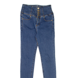 GUESS High Waist Womens Jeans Blue Slim Skinny Denim W25 L29