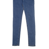 GUESS High Waist Womens Jeans Blue Slim Skinny Denim W25 L29