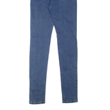 GUESS High Waist Womens Jeans Blue Slim Skinny Denim W25 L29
