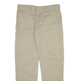 DICKIES Mens Trousers Beige Slim Tapered W34 L34
