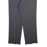 Mens Trousers Grey Relaxed Straight W34 L29