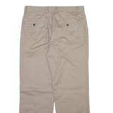 DOCKERS D2 Mens Trousers Beige Regular Straight W33 L30