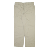 DICKIES Mens Trousers Beige Relaxed Straight W36 L30