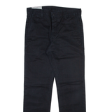 LEVI'S Mens Trousers Black Slim Straight W31 L32