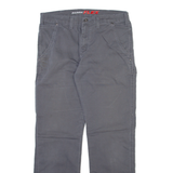 DICKIES Carpenter Womens Trousers Grey Regular Straight W32 L32