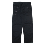 DICKIES Mens Trousers Black Relaxed Straight W36 L30