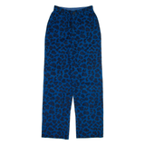 LEON AND HARPER Womens Corduroy Trousers Blue Relaxed Straight W24 L29