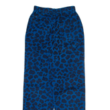 LEON AND HARPER Womens Corduroy Trousers Blue Relaxed Straight W24 L29
