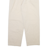 CYRILLUS Mens Trousers Beige Relaxed Straight W28 L27
