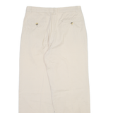 CYRILLUS Mens Trousers Beige Relaxed Straight W28 L27