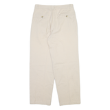 CYRILLUS Mens Trousers Beige Relaxed Straight W28 L27