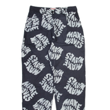 POPLIN PROJECT Womens Trousers Black Relaxed Tapered W27 L28