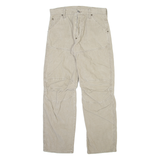 G-STAR Mens Corduroy Trousers Beige Regular Tapered W31 L32