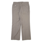Mens Trousers Brown Regular Straight W32 L30