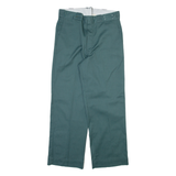 DICKIES Mens Trousers Blue Regular Straight W30 L27