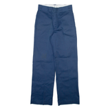 DICKIES Mens Trousers Blue Slim Straight W28 L29