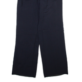 Mens Trousers Black Regular Straight W30 L30