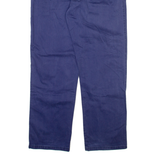 PARX Mens Trousers Blue Relaxed Straight W36 L32
