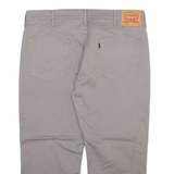 LEVI'S 514 Mens Trousers Grey Slim Straight W38 L23