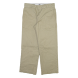 DICKIES 874 Workwear Mens Trousers Beige Regular Straight W30 L26