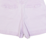 BOSS HUGO BOSS Womens Denim Shorts Purple Slim S W26