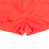 JACK WILLS Womens Denim Shorts Red UK 10 W32
