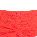 JACK WILLS Womens Denim Shorts Red UK 10 W32