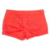 JACK WILLS Womens Denim Shorts Red UK 10 W32