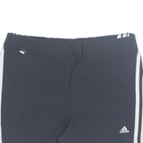 ADIDAS Womens Sports Shorts Black UK 10 W28