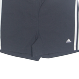 ADIDAS Womens Sports Shorts Black UK 10 W28
