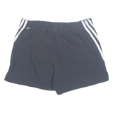 ADIDAS Womens Sports Shorts Black UK 10 W28