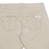 CALVIN KLEIN JEANS Womens Cargo Shorts Brown UK 6 W31