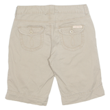 CALVIN KLEIN JEANS Womens Cargo Shorts Brown UK 6 W31