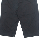LEE Petite 3/4 Length Womens Pedal Pushers Shorts Black UK 14 W31