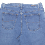 LEE Petite Womens Denim Shorts Blue Relaxed UK 14 W32