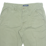 KANGOL Womens Denim Shorts Green M W34