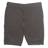 DICKIES Cut Off Mens Workwear Shorts Brown Slim 2XL W40